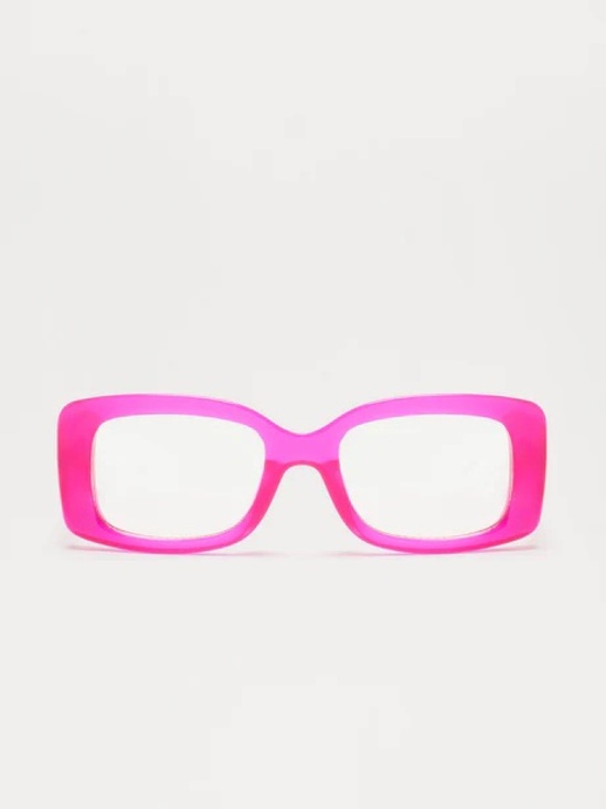 Accessories - •Obsessed• Hot Pink Blue Light Glasses | Y2K Square Frame Fashion Eyewear